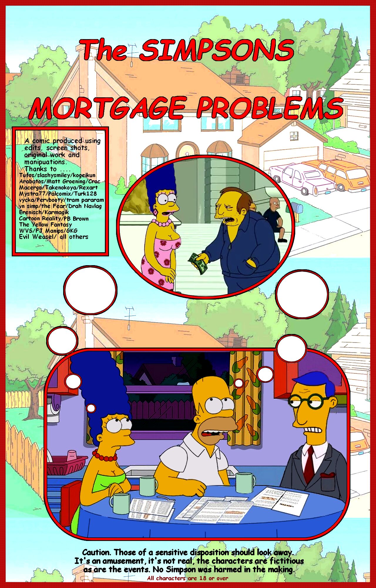 Mortgage Problems /   Simpsons /  Completed Version page 1 full