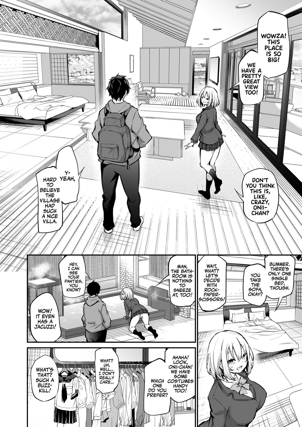 Imouto Haramasenai to Derarenai Shima | You Must Breed Your Little Sister To Leave This Island + Omake page 5 full
