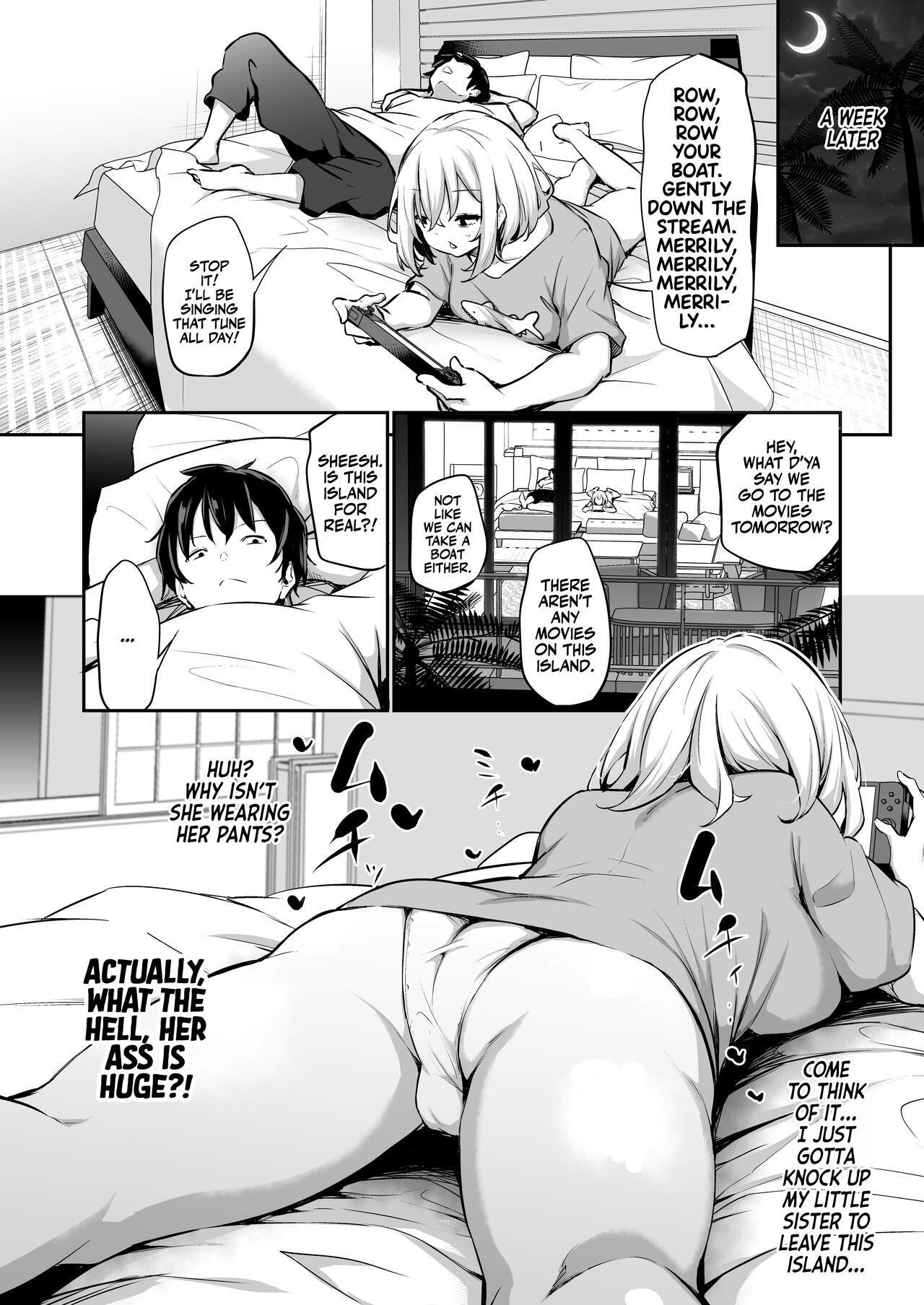 Imouto Haramasenai to Derarenai Shima | You Must Breed Your Little Sister To Leave This Island + Omake page 7 full