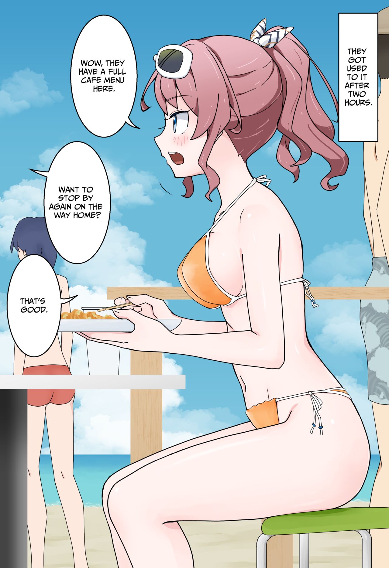 Saaya's extremely skimpy swimsuit + Textless + Bonus page 2 full