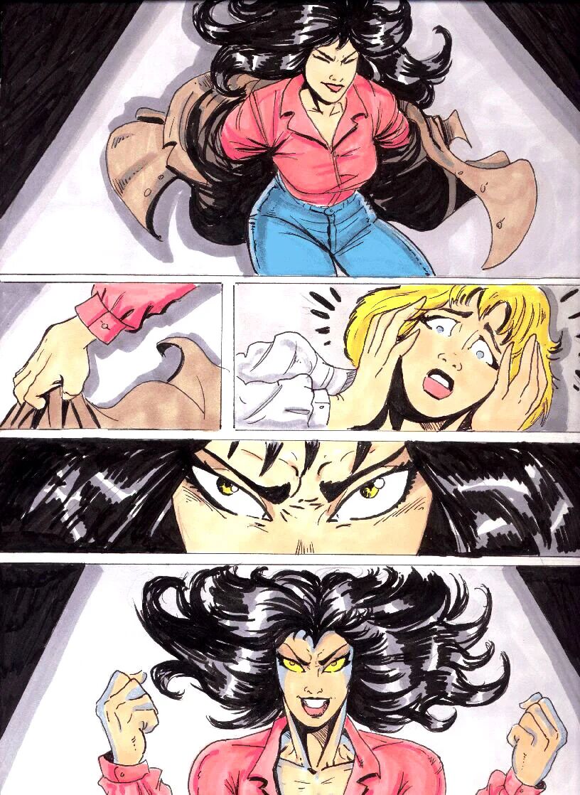 Devilman Lady  vs She-Hulk  by Morea page 2 full