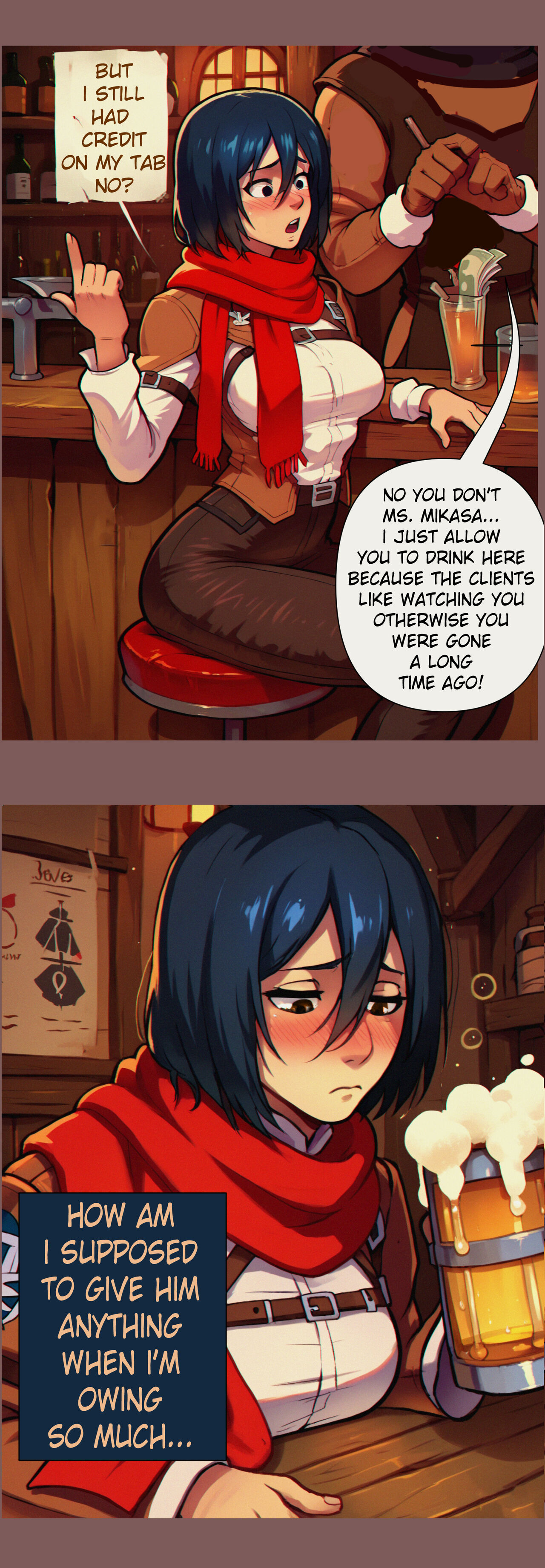 Mikasa Debauched Life page 2 full