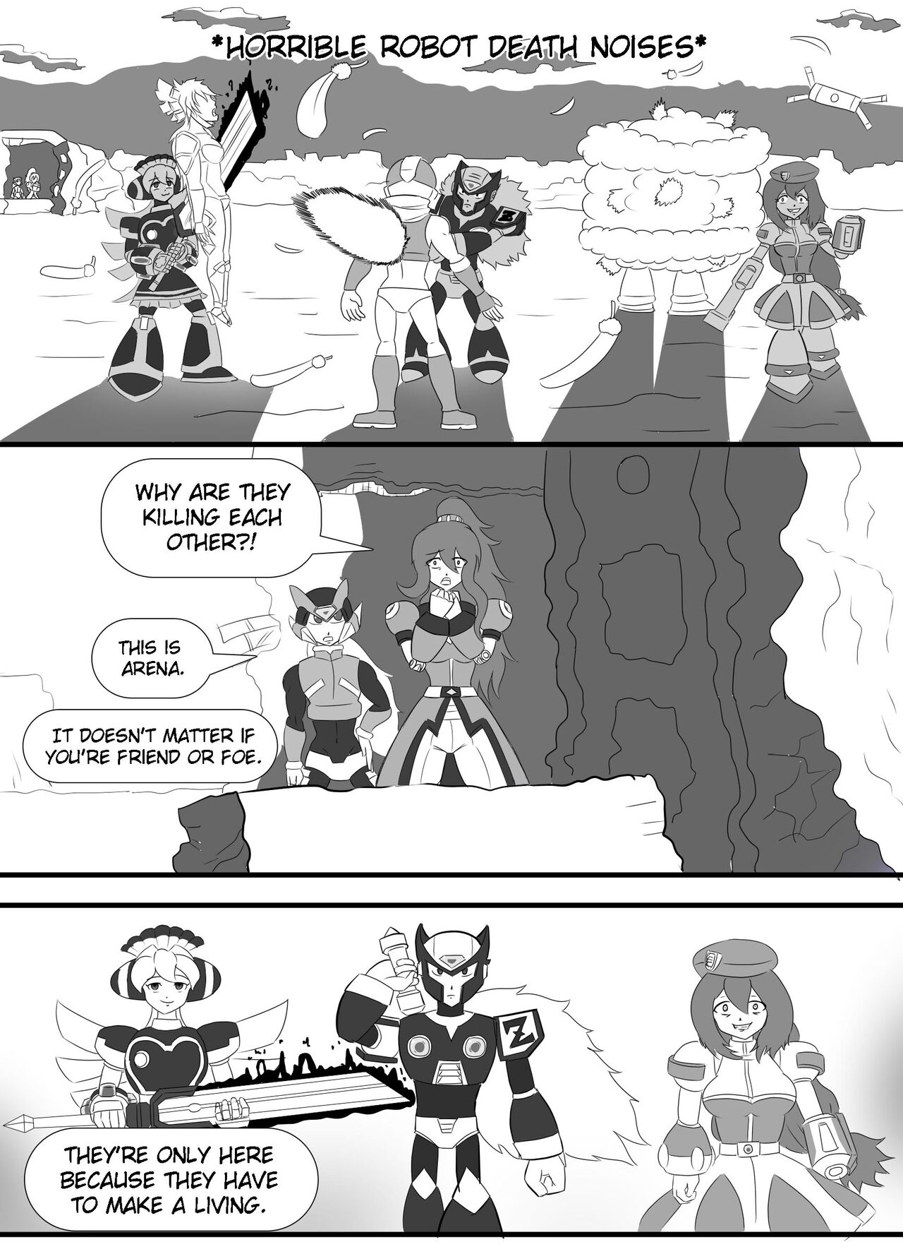 Alt-Z: An Iris x Zero fancomic. page 8 full