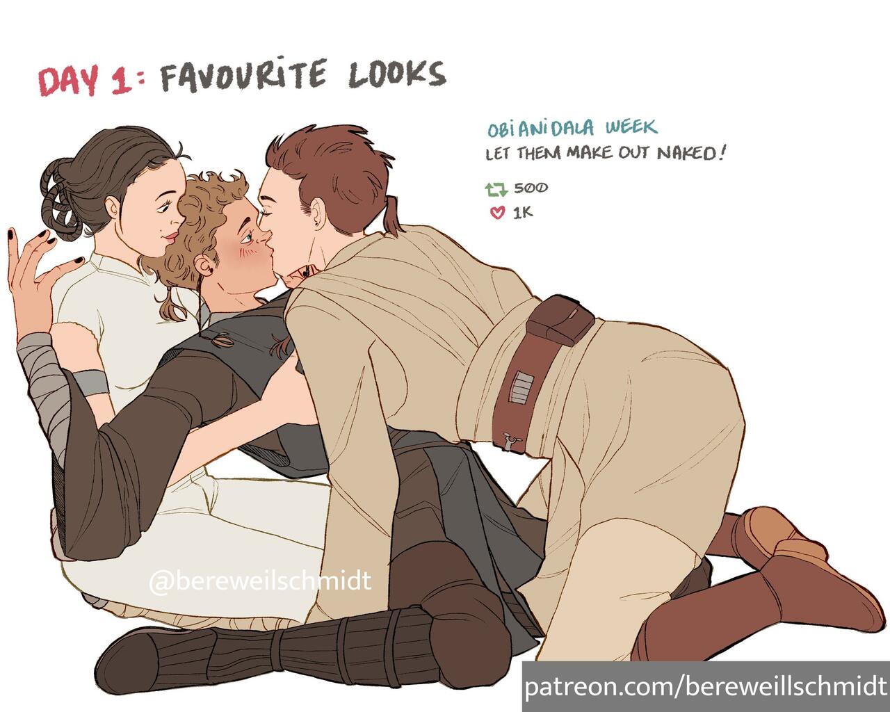 Anakin Padme Obi-Wan threesome page 7 full