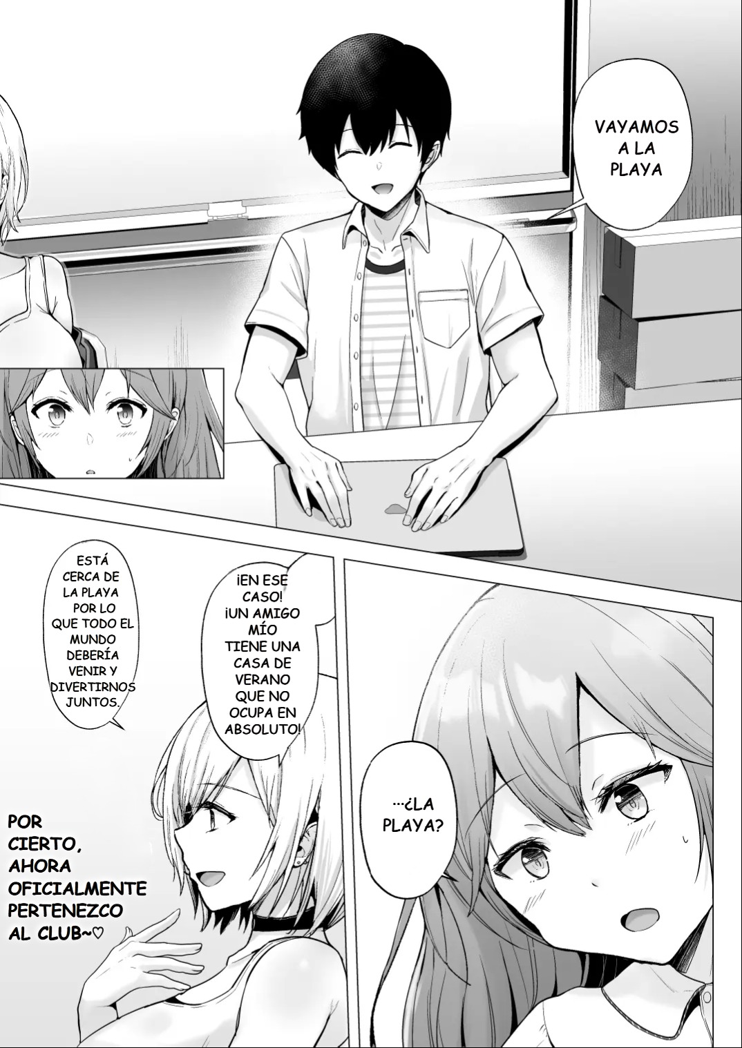 Soshite Kyou mo Moteasobareru 2 ~Circle Umi Gasshuku Hen~ | Amigos sexuales 2 ~Edición entrenamiento del club en la playa~ page 10 full