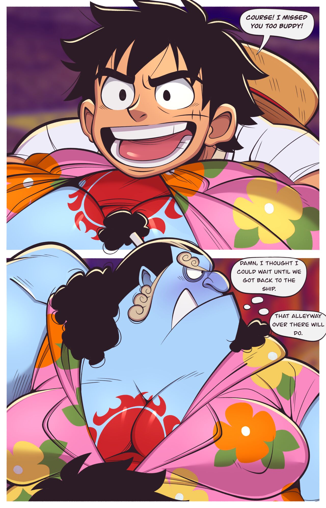 Jinbe x Luffy page 3 full