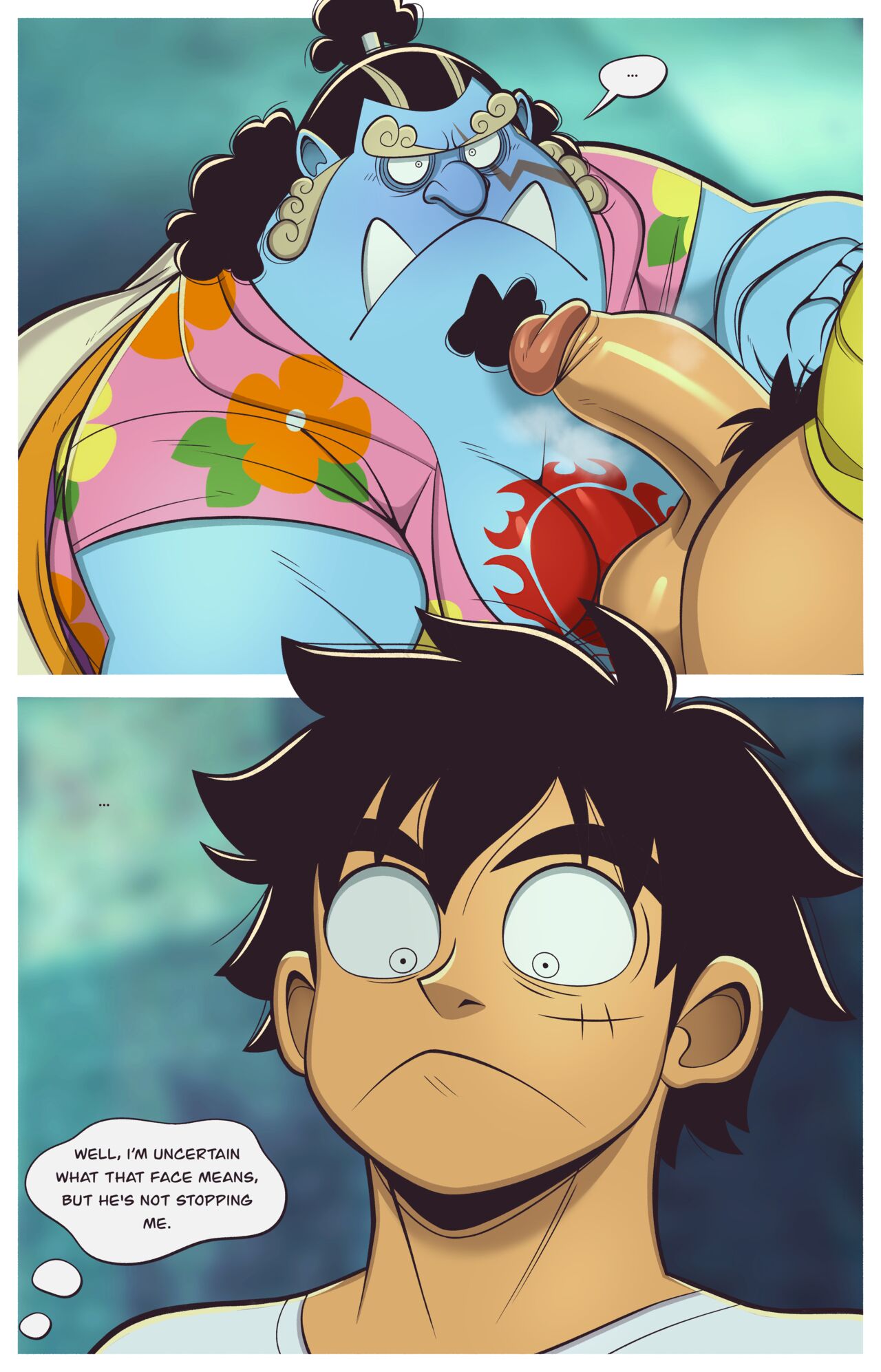 Jinbe x Luffy page 5 full