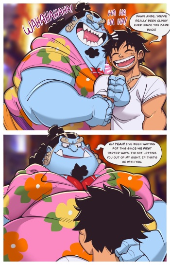 Jinbe x Luffy cover