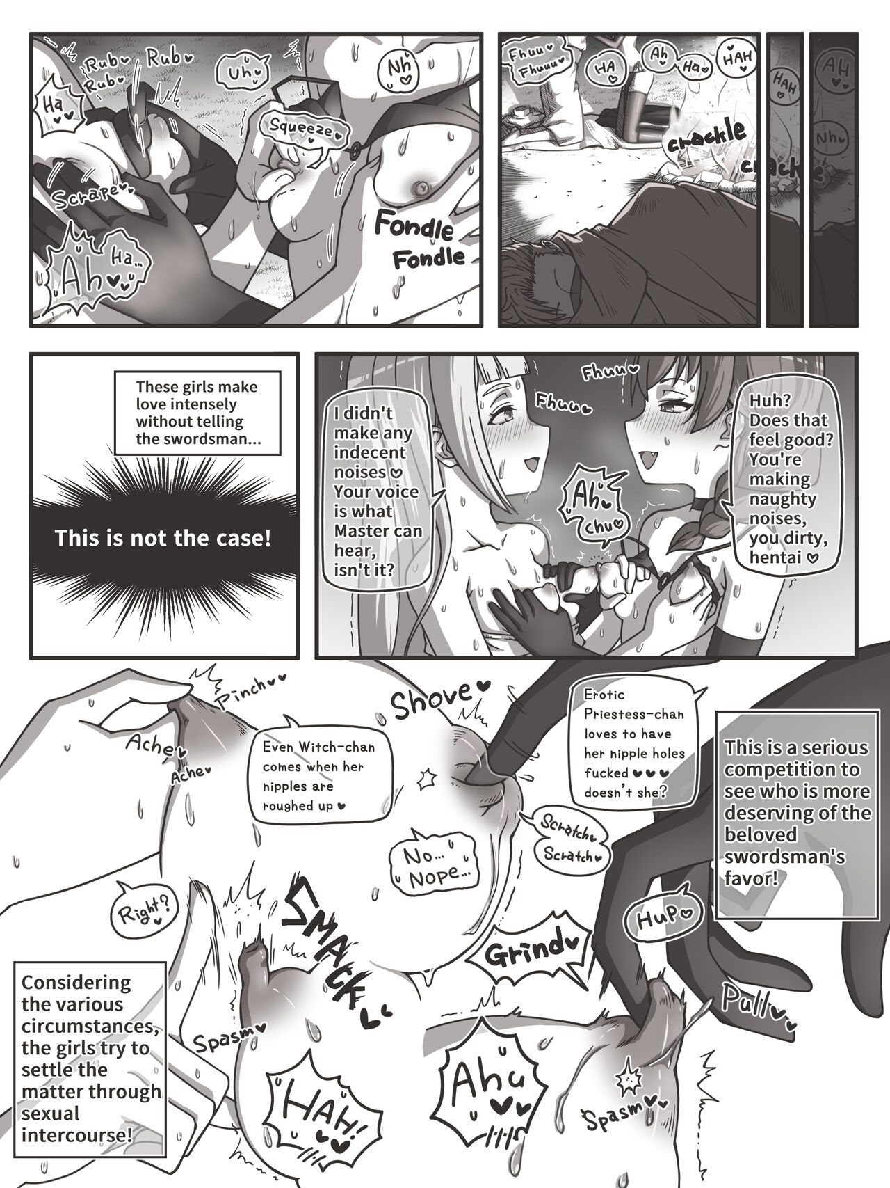 Fight Between Priestess &amp; Witch page 4 full