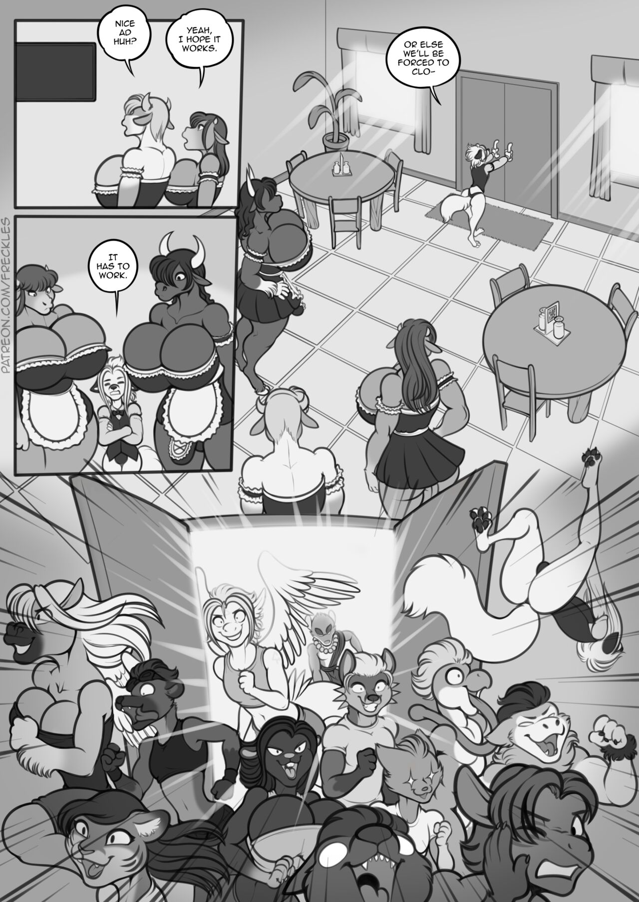 Almond's Café page 3 full