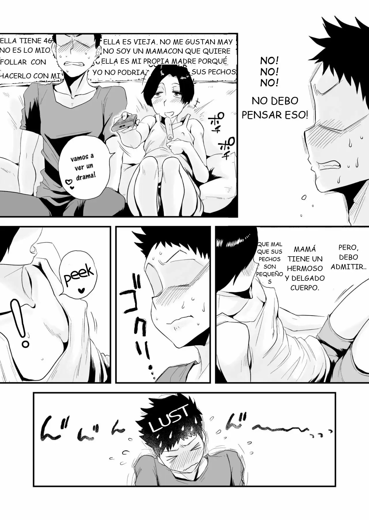 46-sai Hinnyuu Haha to no Kinshin SEX page 4 full
