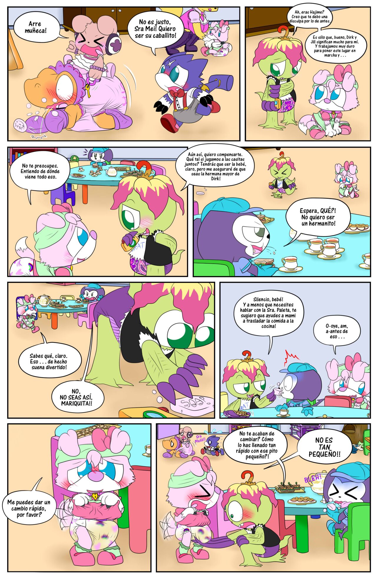 Lección de Vida para Grandes Bebés! de Piggy //Parte 1// page 7 full