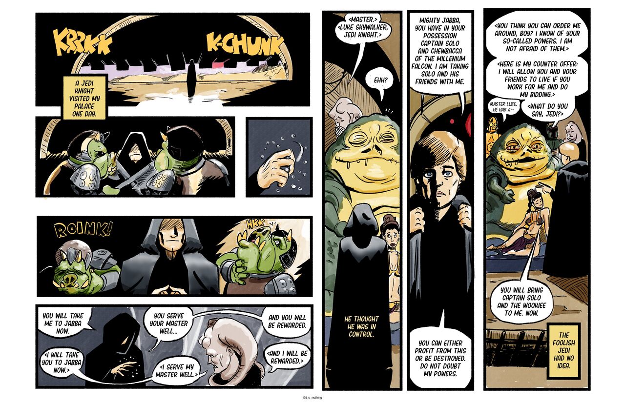 Star Wars: Luke's Bargain page 1 full