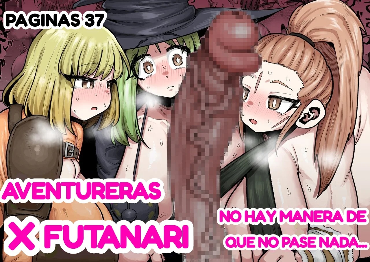 Onna Boukensha × Futanari, Nani mo Okoranai Hazu ga Naku… | Aventuras x Futanari, No Hay Manera de que No Pase Nada... page 1 full