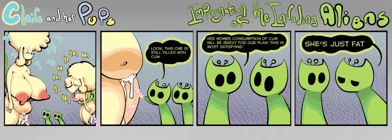 Claire and her Pups: Impregnation of the invading aliens page 5 full