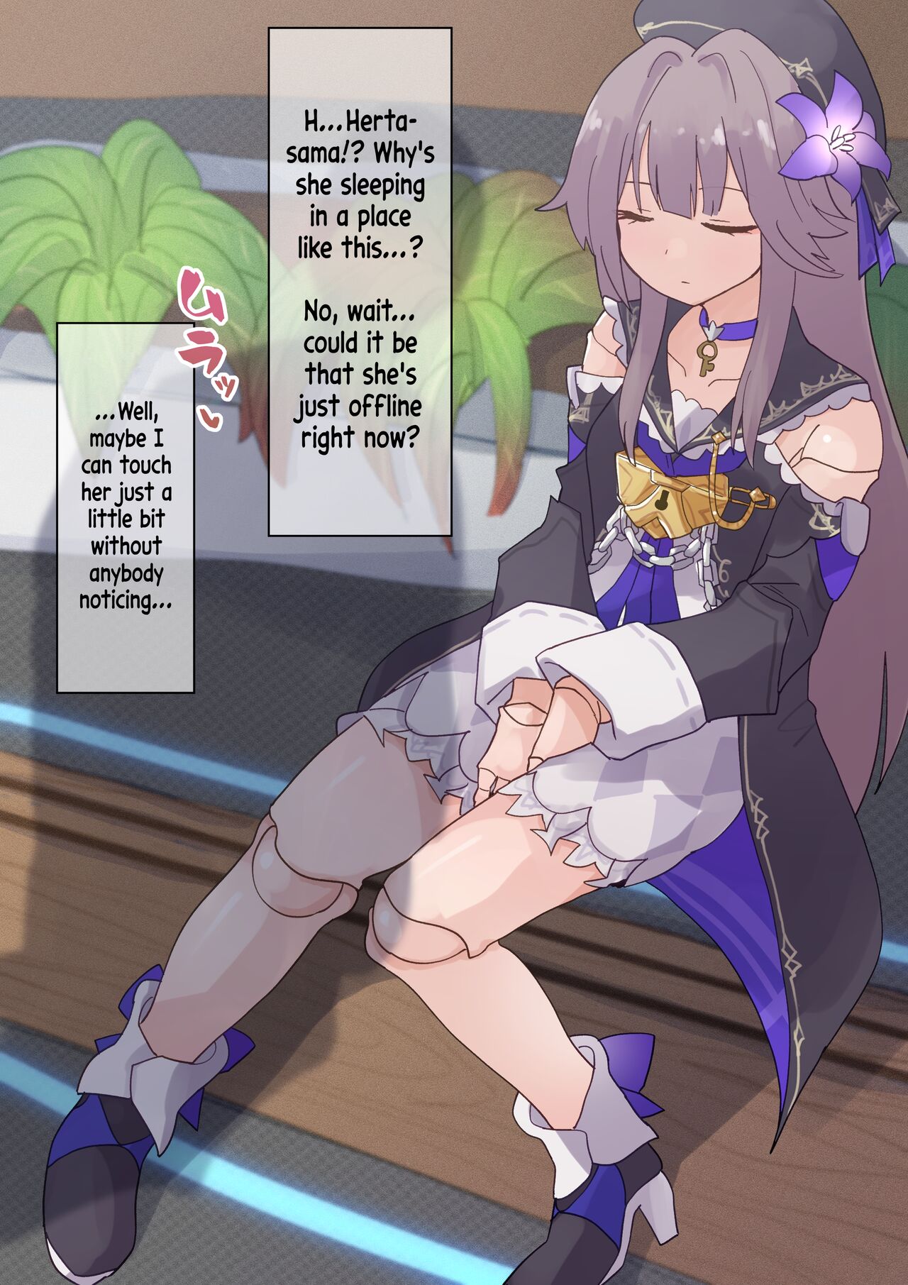 Herta wakes up to a bukkake + Herta Group Footjob Reverse Rape page 1 full