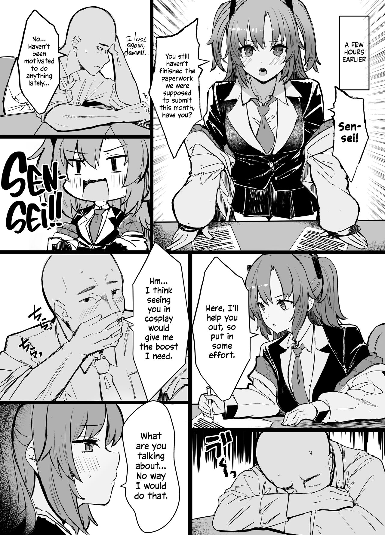 Sensei!! Yokujou Shisugi desu... | Sensei!! You're Too Horny! page 3 full