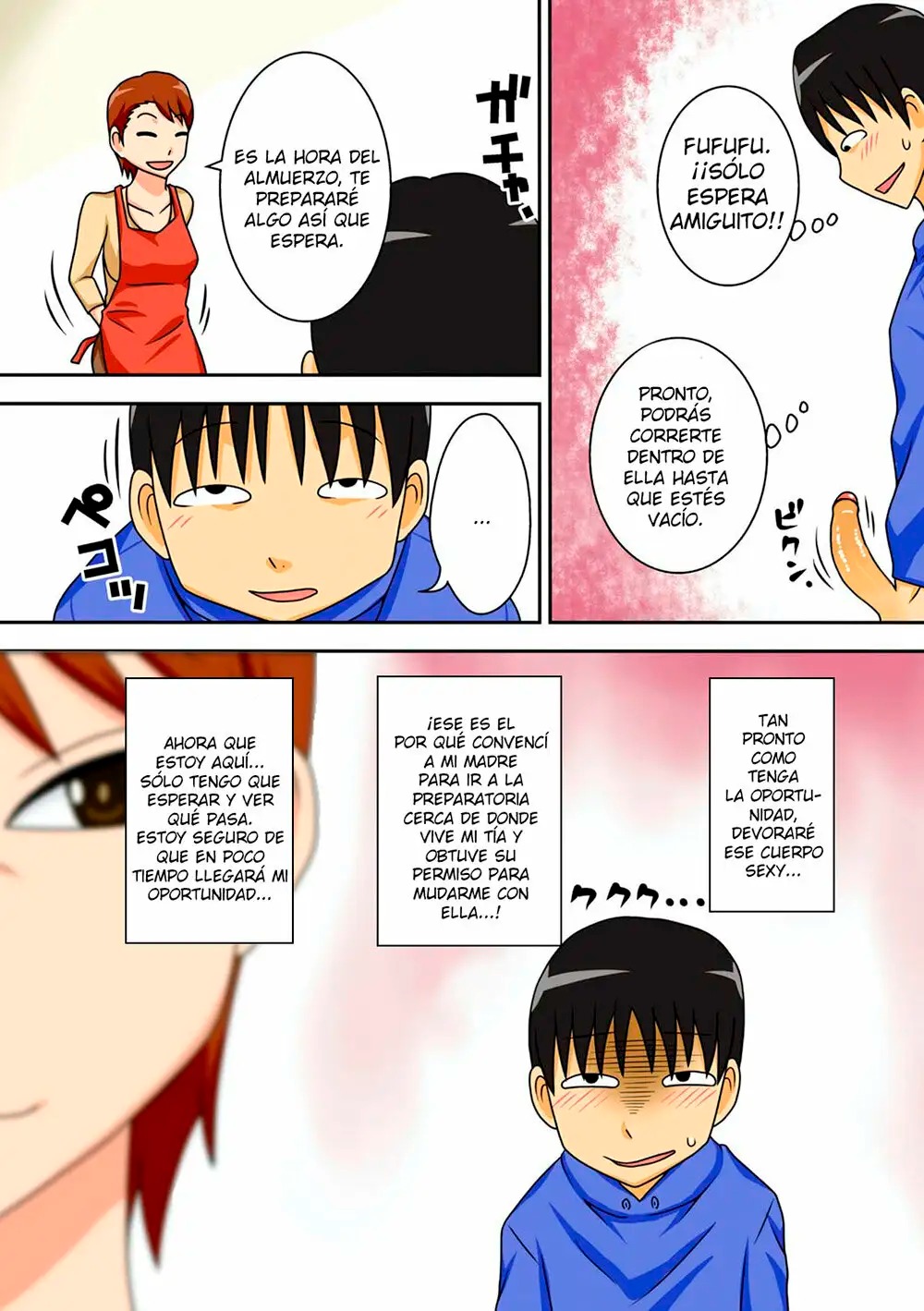 InCha no Oi ga Yaritai Oba-san. | Sobrino Timido Quiere Follarse a la Tia page 6 full