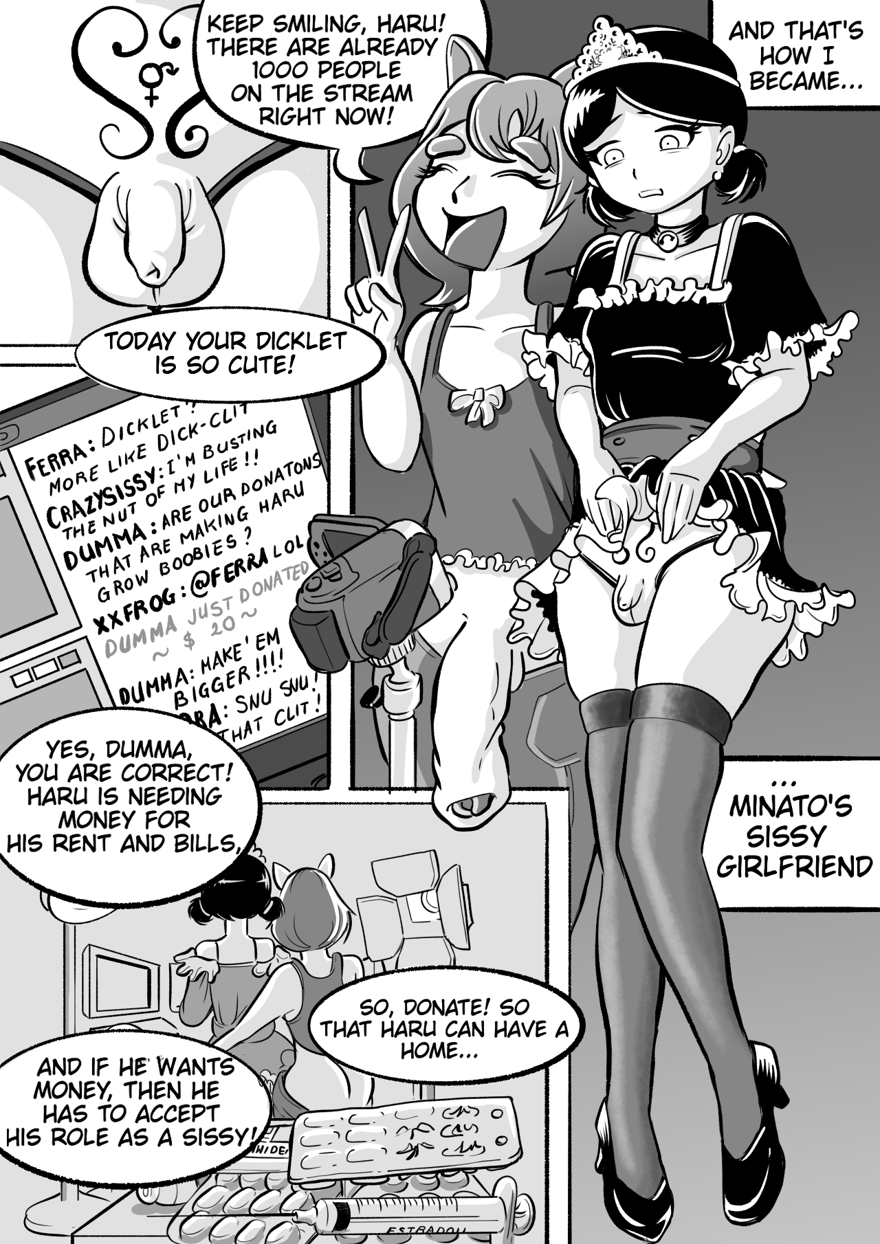 I tried female hormones to become a crossdresser Idol page 8 full