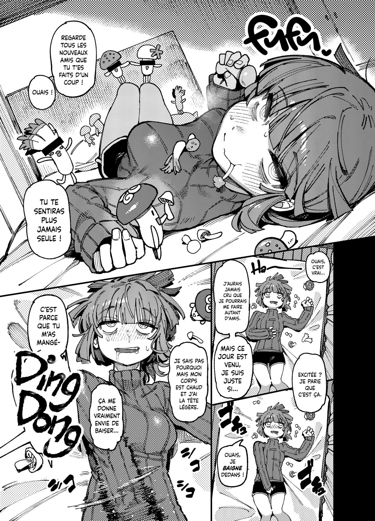 Ie ga Shike Sugite Haete Kita Genkaku Yuuhatsu Kinoko wo Gosyoku Shite Hatsujyou Shita Ato no Are ya Kore page 9 full