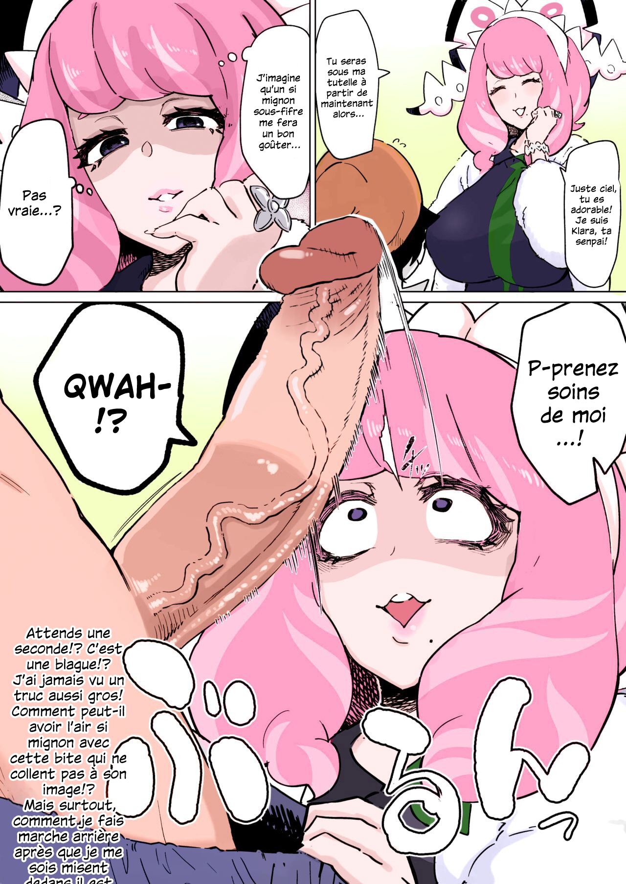 Shingao Kawaigari Kurara-san | Klara s'occupe du petit nouveau page 1 full