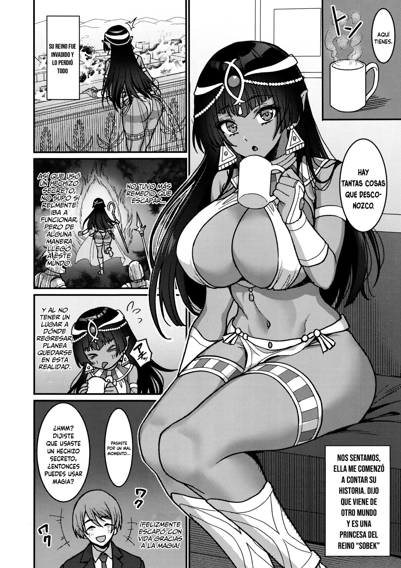 Muchi Muchi Kasshoku Oujo to Yarimakuri Dousei Seikatsu page 7 full