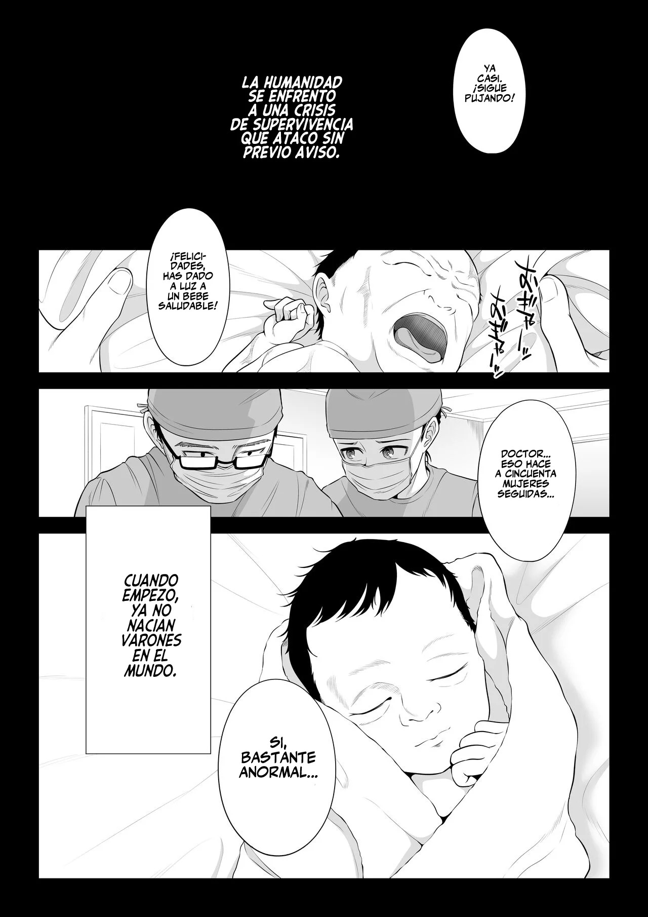 Dansei ga Kyokutan ni Sukunai Kono Sekai de wa, Seishi wa Kichou na Shigen desu. | En un mundo donde los hombres son escasos, el esperma es un recurso valioso page 2 full