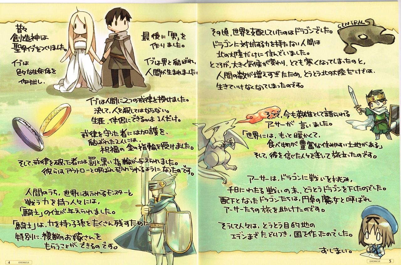 Evenicle Settei Shiryou Rough Gashuu page 3 full