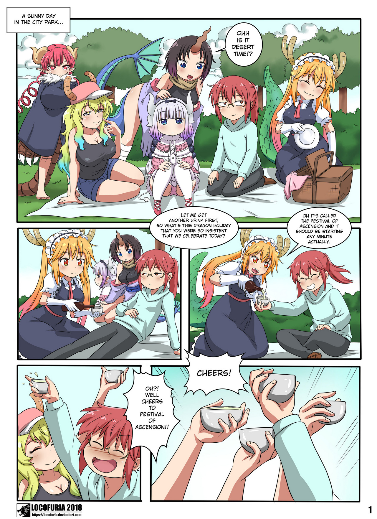 A Dragon's Tale page 1 full