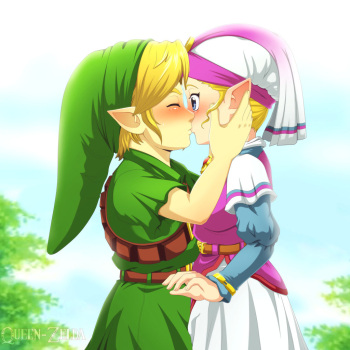 Wimple wearing Princess Zelda cover