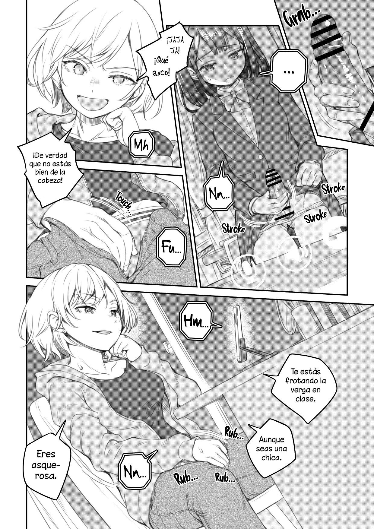 Kyoushitsu de Remote Hitori H Saserareru Futanari-chan page 2 full