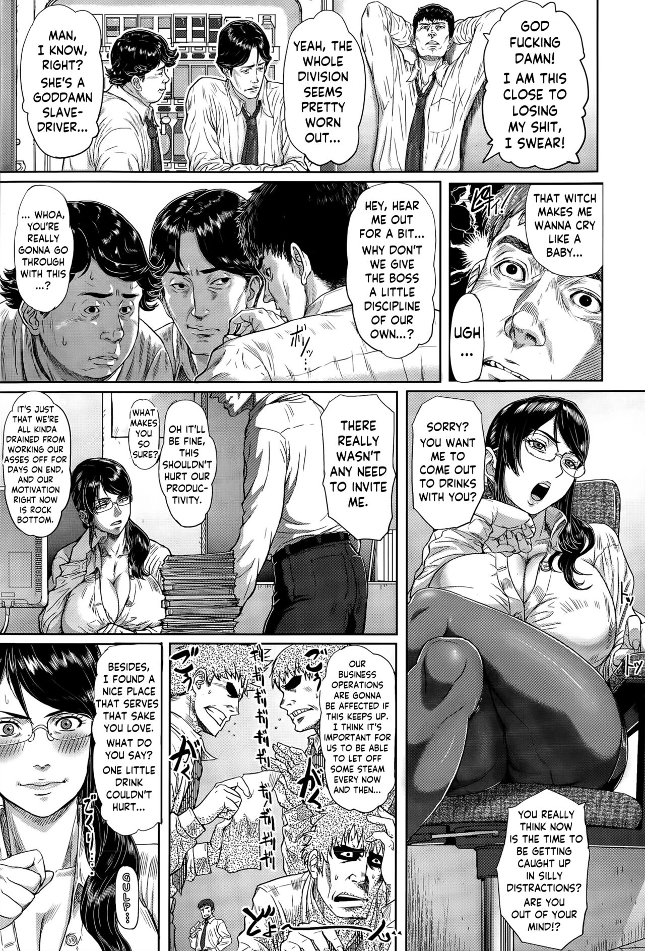 Onna Joushi Naburare Jigoku | Miss Boss' Tantalising Torment page 3 full