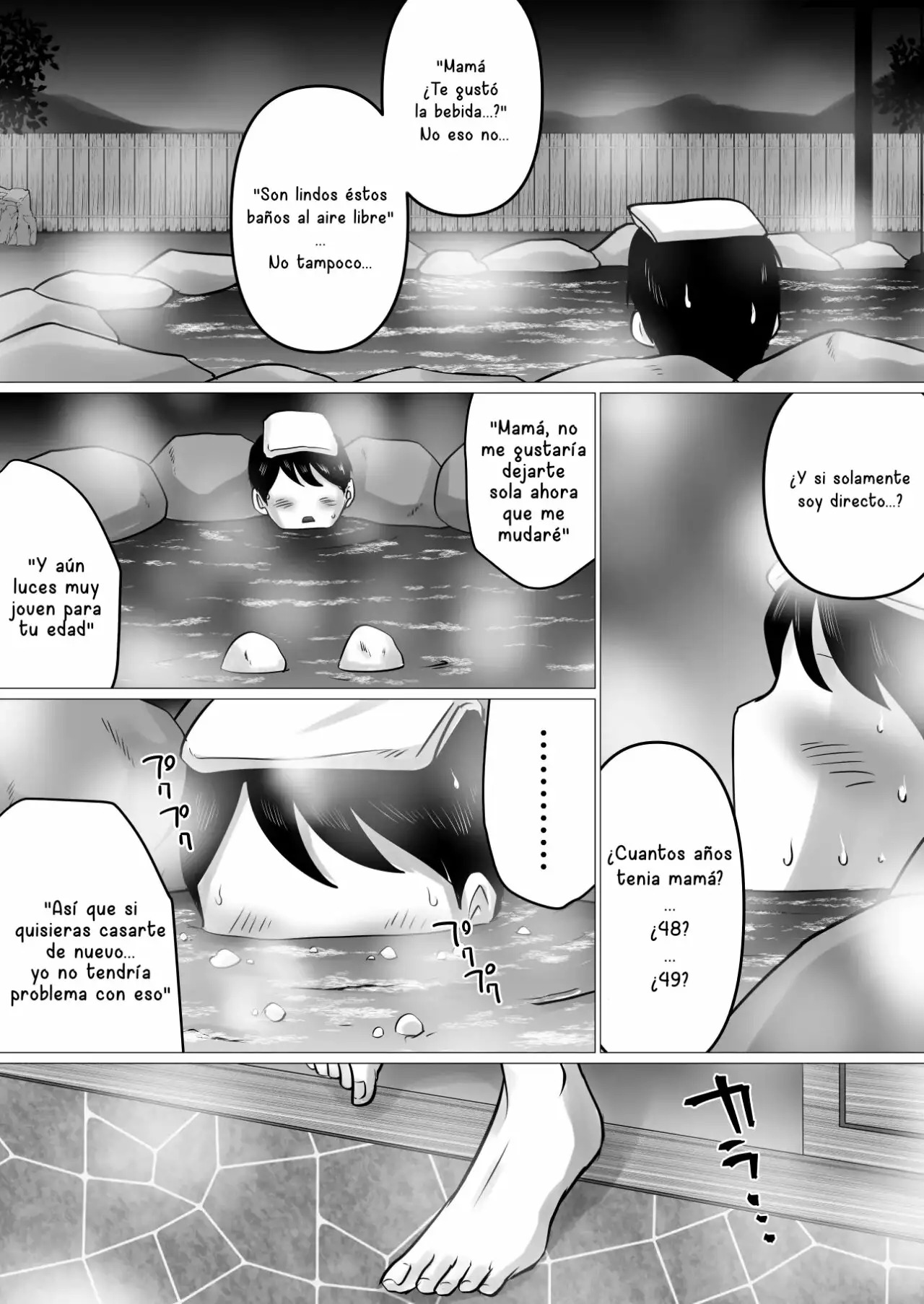 Jukubo to Futari de, Onsen Ryokou. ~Oyakoukou Suru Tsumori ga, Kaa-san no Karada ga Ero Sugita node...~ | Un Viaje A Las Aguas Termales Con Mi Madre... page 4 full