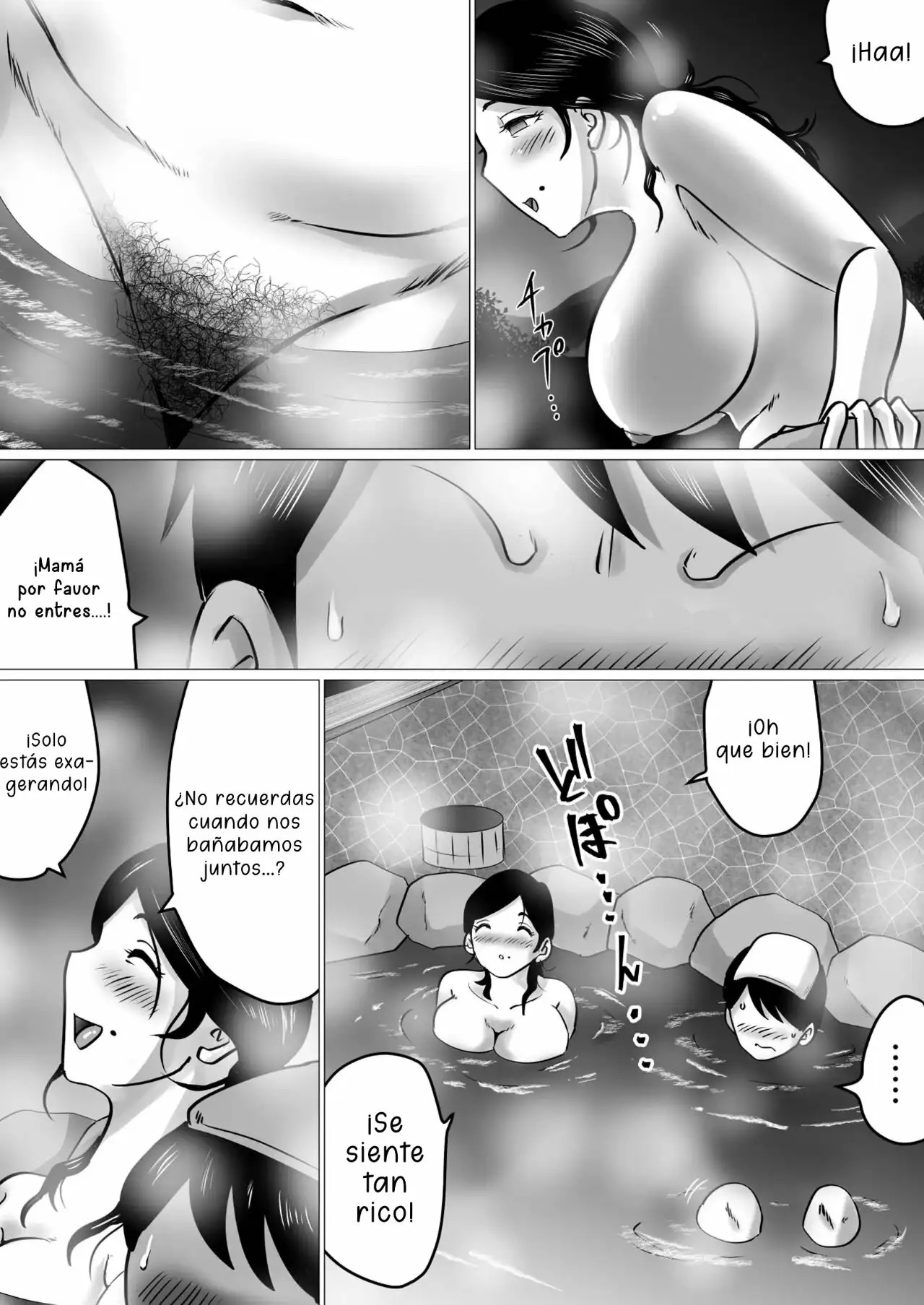 Jukubo to Futari de, Onsen Ryokou. ~Oyakoukou Suru Tsumori ga, Kaa-san no Karada ga Ero Sugita node...~ | Un Viaje A Las Aguas Termales Con Mi Madre... page 6 full