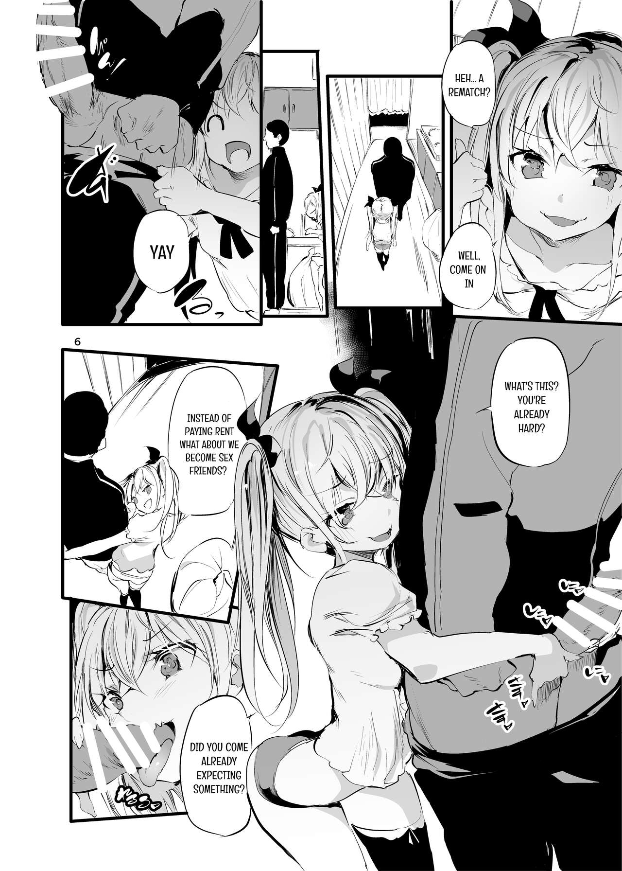 Mesugaki Apart VS Wakarase Kanrinin / The Apartment Building Full Of Slutty Brats Vs. The Correcting Manager page 5 full