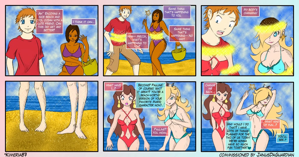 Nintendo Beach Girls Ice Cream Contest By Kimeria 87 Backup page 1 full