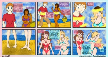 Nintendo Beach Girls Ice Cream Contest By Kimeria 87 Backup cover