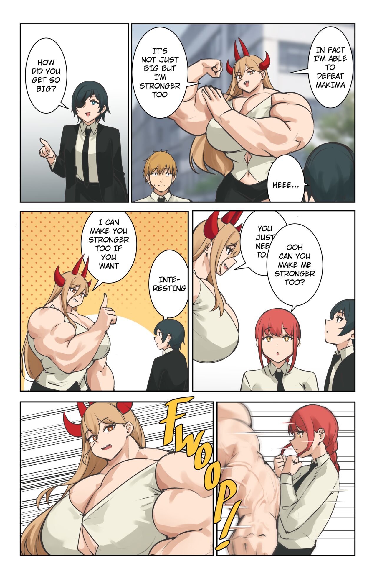 Makima &amp; Himeno Comic page 3 full