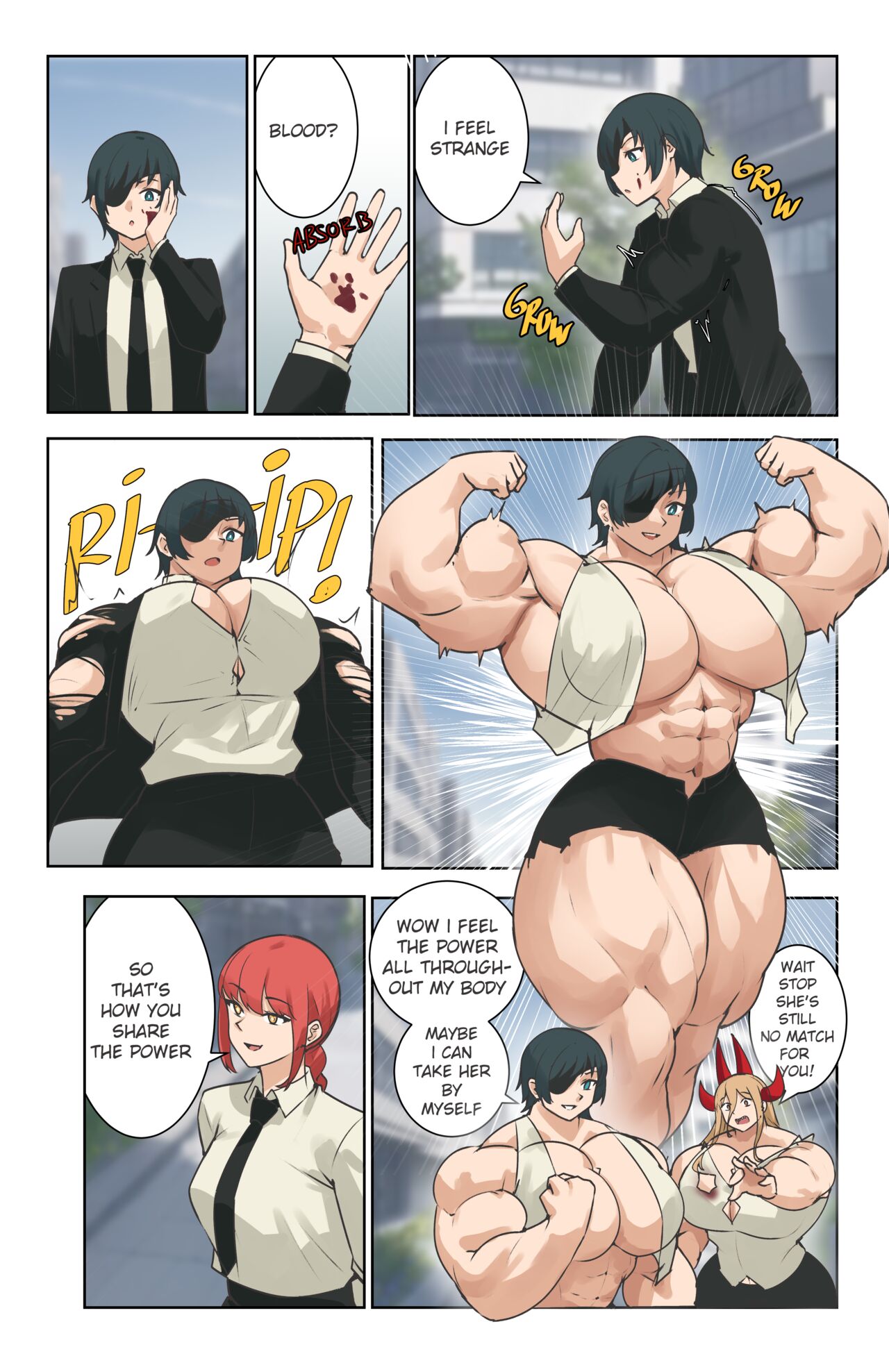 Makima &amp; Himeno Comic page 5 full