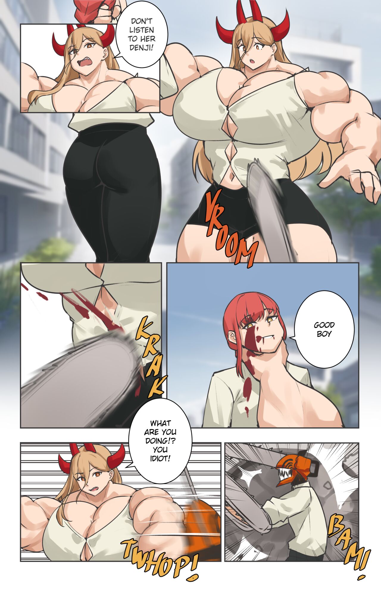 Makima &amp; Himeno Comic page 8 full