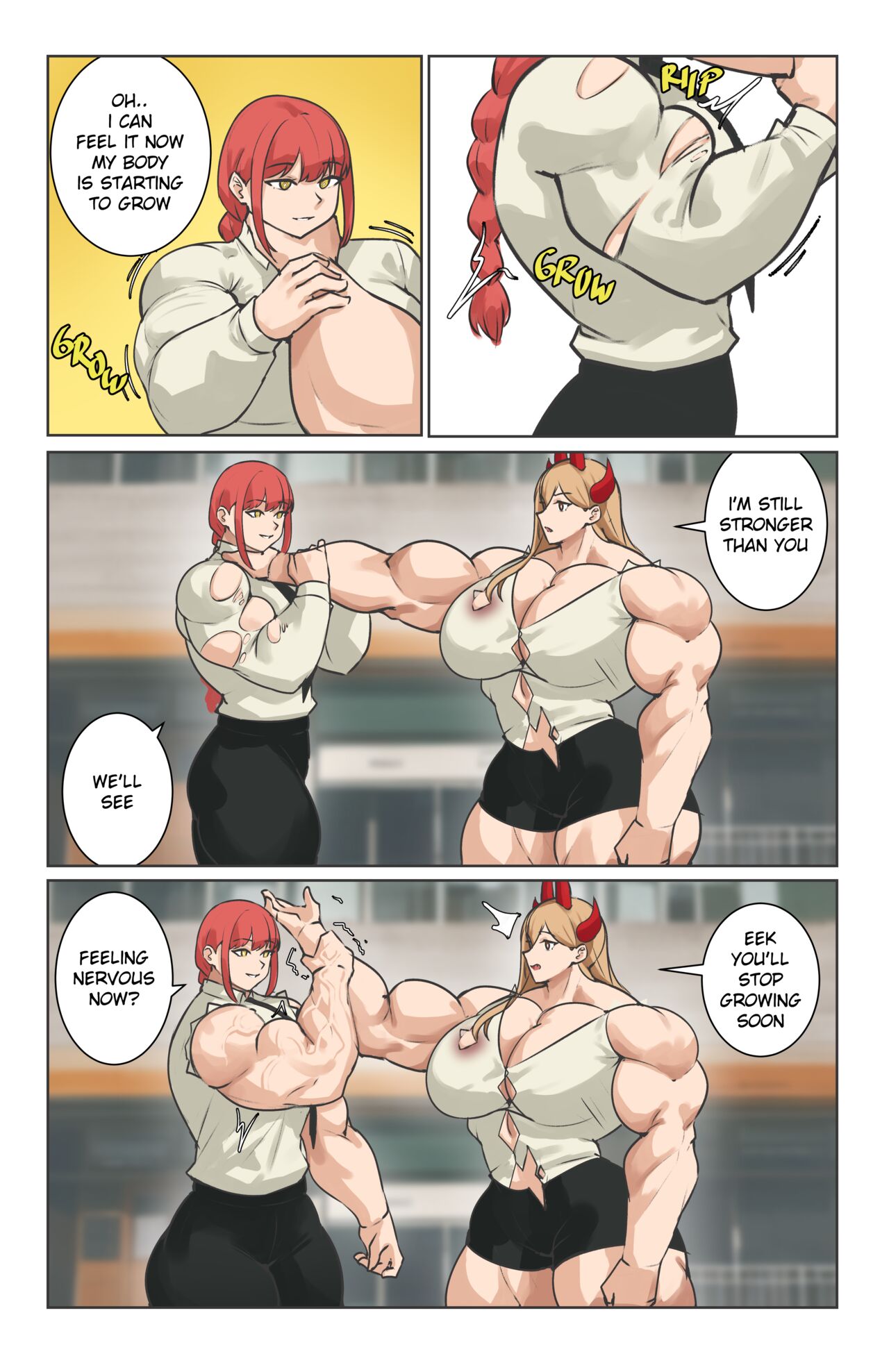 Makima &amp; Himeno Comic page 9 full