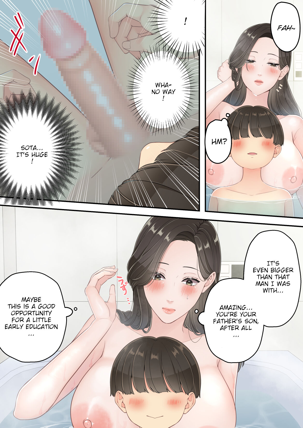 Deisui Chijo Mama | My Mom Gets Drunk and Molests Me page 10 full