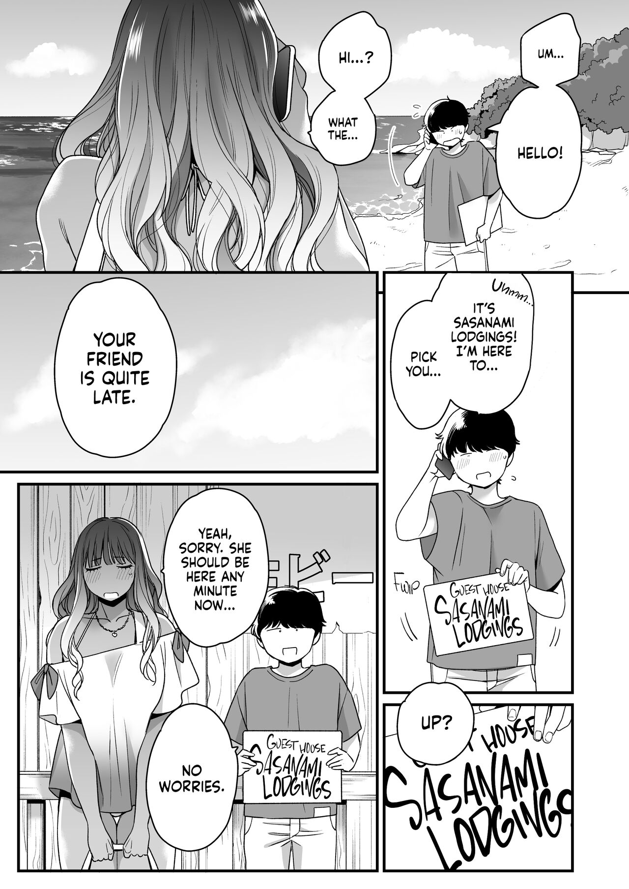 Natsu to Umi to Gal ×2 | Beach, Sun, And A Pair Of Gyarus! page 5 full