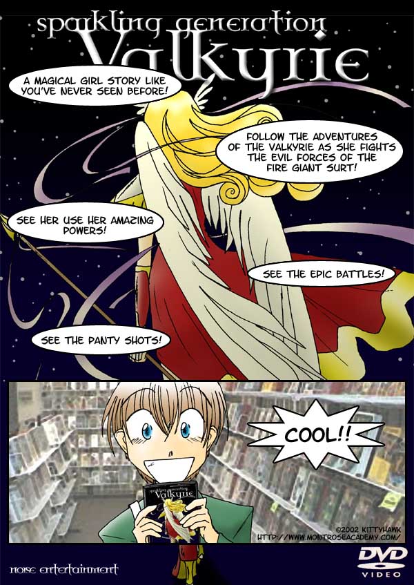 Sparkling Generation Valkyrie Yuuki Webcomic page 2 full