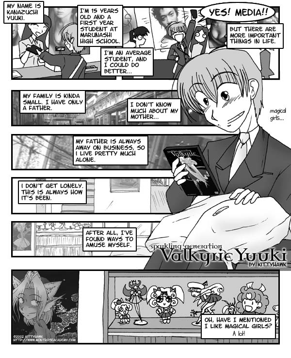 Sparkling Generation Valkyrie Yuuki Webcomic page 3 full