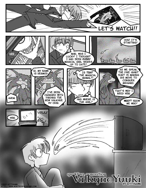 Sparkling Generation Valkyrie Yuuki Webcomic page 4 full
