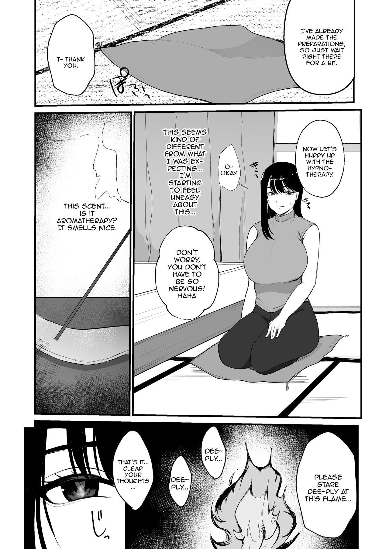 Ninkatsu Hitozuma Akutoku Saimin Ryouhou de Gokainin | A Housewife Looking To Get Pregnant Gets Inseminated By The Wrong Person Misusing Hypnosis Therapy page 5 full