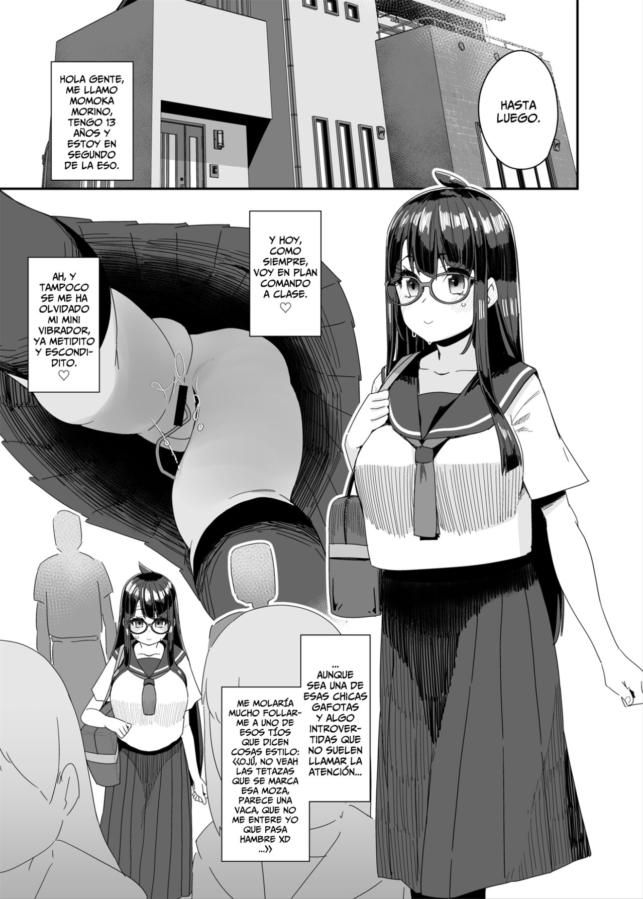 La Dedillera Pechugona Se Masturba en Clase - Dosukebe Kyonyuu JC ga Kounai Onanie Suru Hanashi page 8 full