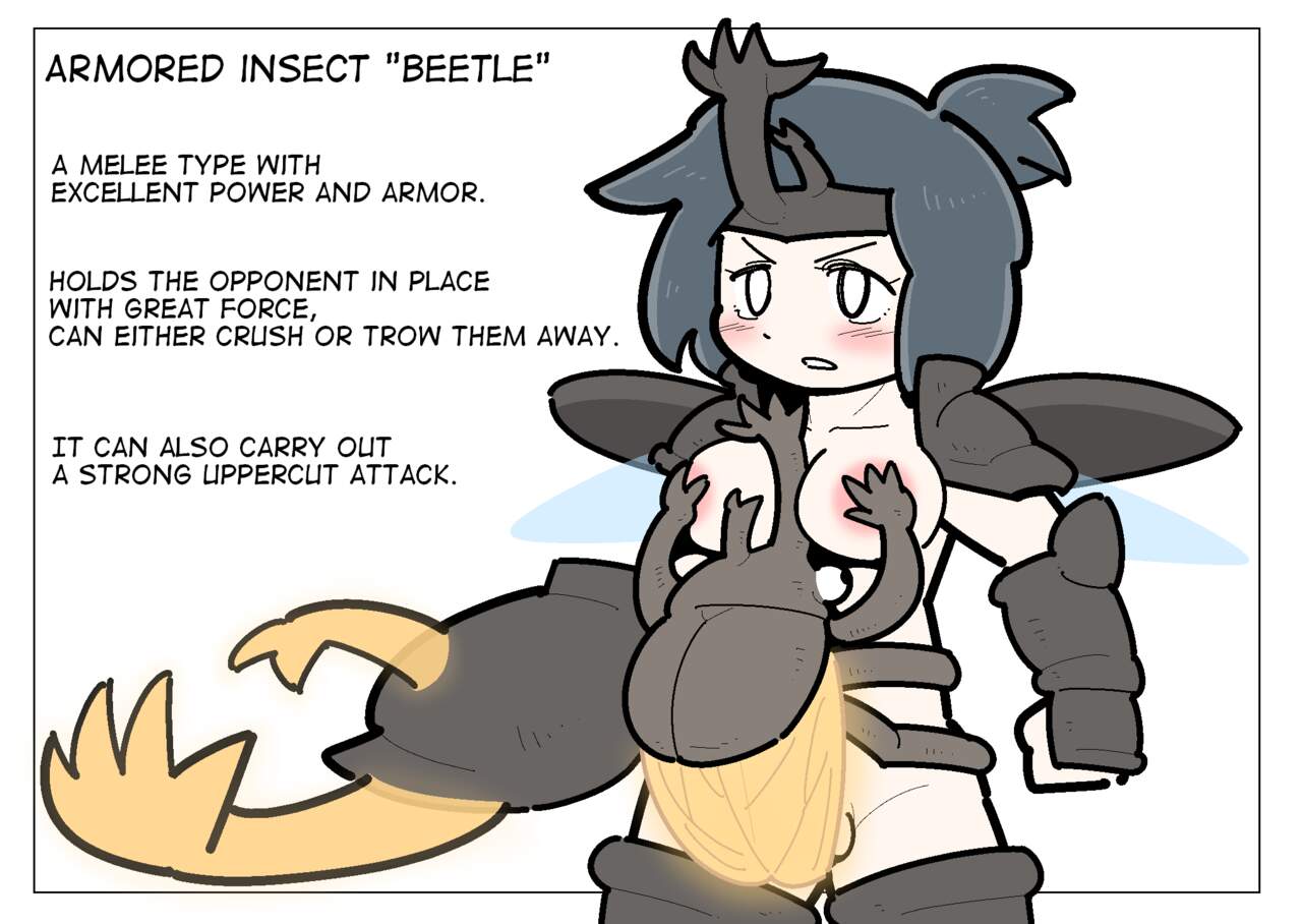 Kabutomushi o Soubi suru Onnanoko | Girls equipped with beetles page 1 full