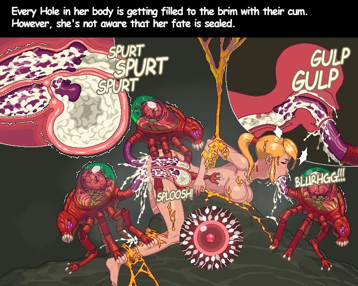 Samus becomes a Brood Mother page 3 full
